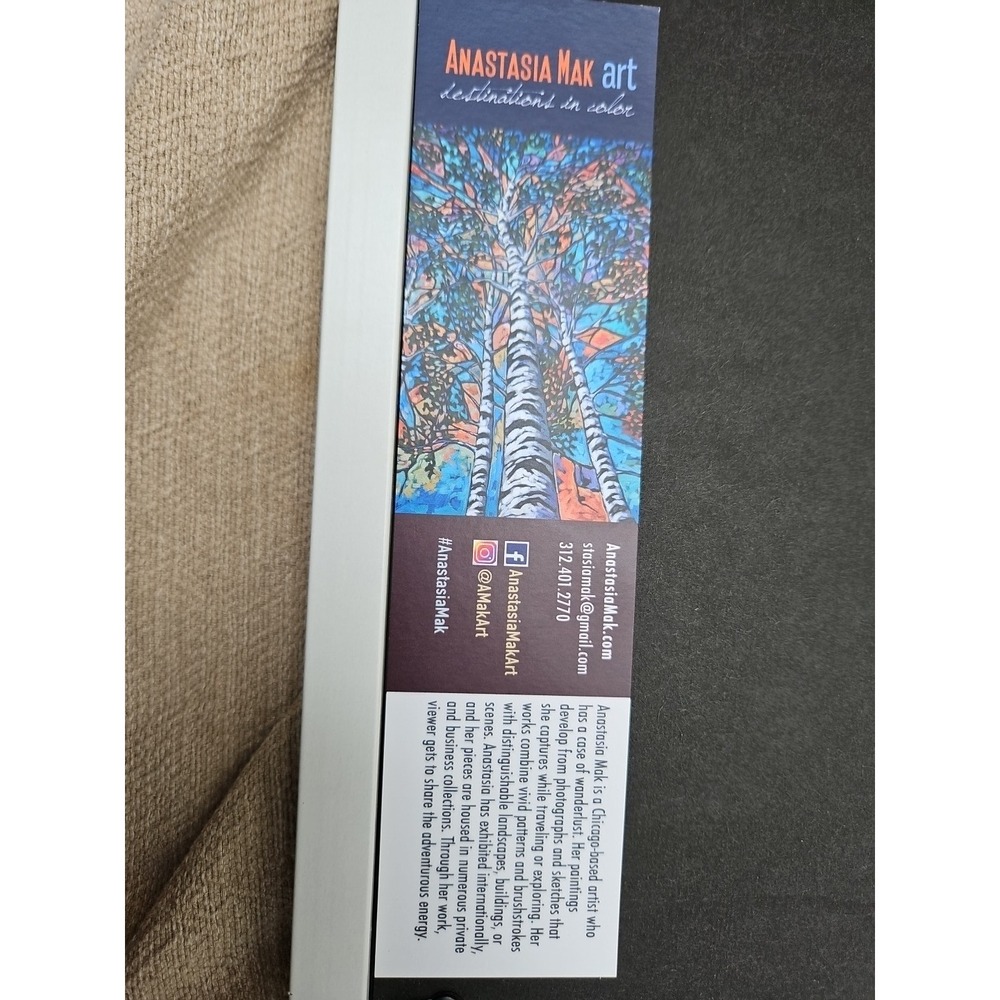 Atlanta Skyline Print The Varsity Drive-In 21x17 Outsider Art City Landscape - Picture 7 of 10